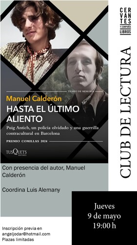 MADRID. Club de lectura sobre 'Hasta el último aliento', de Manuel Calderón