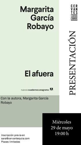 MADRID. Presentación de 'El afuera', de Margarita García Robayo