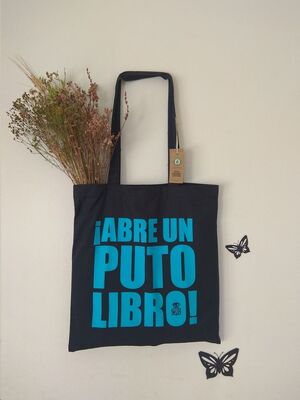 BOLSA DE ALGODON - ABRE UN PUTO LIBRO