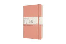 ART BULLET NOTEBOOK LG CORAL PINK