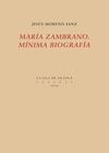 MARÍA ZAMBRANO. MÍNIMA BIOGRAFÍA