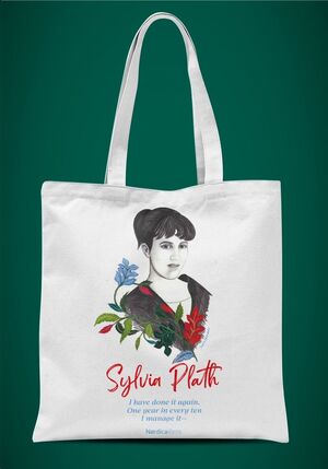 BOLSA HOMENAJE A SYLVIA PLATH