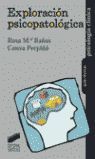 EXPLORACIÓN PSICOPATOLÓGICA