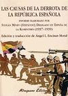 CAUSAS DERROTA DE LA REPUBLICA ESPAÑOLA