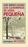 CUADERNOS DE LETRA PEQUEÑA