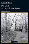 LO QUE NO ESTÁ ESCRITO