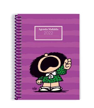 AGENDA 2022 MAFALDA FEMINISTA ANILLADA MORADA