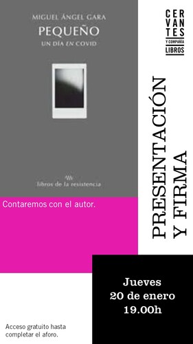 Presentación de 'Pequeño. Un día en Covid'