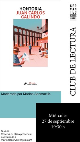 MADRID. Club de lectura sobre 'Hontoria', de Juan Carlos Galindo