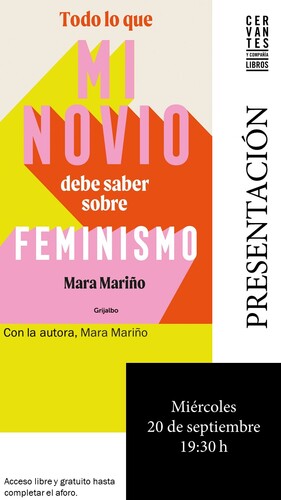 MADRID. Presentación de 'Todo lo que mi novio debe saber sobre feminismo'