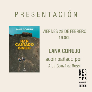 MADRID. Presentación de 'Han cantado bingo', de Lana Corujo