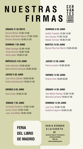 Feria del Libro de Madrid 2025: Coordenadas, firmas y recomendaciones