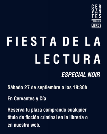 NUEVA FIESTA DE LA LECTURA: ESPECIAL NOIR