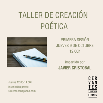Taller de creación poética 2024-25. Con Javier Cristobal