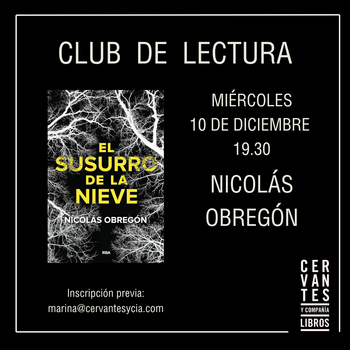 Club de lectura de novela negra: 'El susurro de la nieve', de Nicolás Obregón