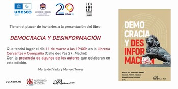 Presentación de 'Democracia y desinformación', con Marta del Vado y Manuel Torres 