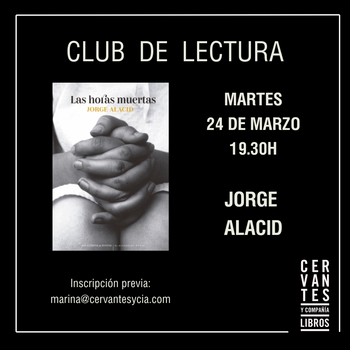 Club de lectura de novela negra: 'Las horas muertas', de Jorge Alacid 