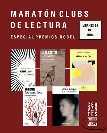 Especial semana del libro: maratón de clubs de lectura ESPECIAL PREMIOS NOBEL 