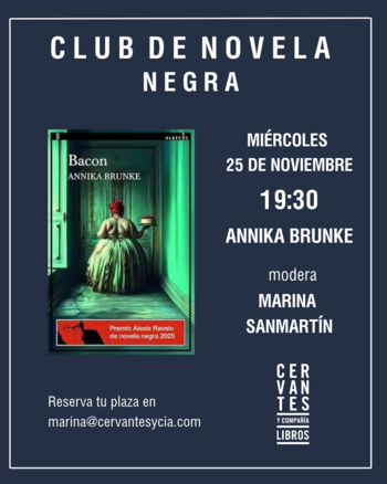 Club de novela negra: 'Bacon', de Annika Brunke 